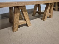 Massief teakhouten salontafel - Afbeelding 4