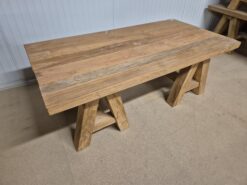 Massief teakhouten salontafel - Afbeelding 2