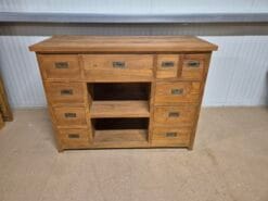 massief teakhouten tv meubel 120 cm